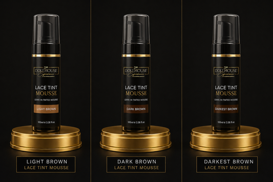 Lace Tint Mousse – Light, Dark & Darkest Brown