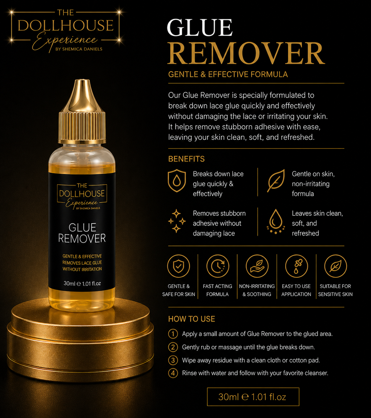 The DollHouse Experience Lace Glue Remover