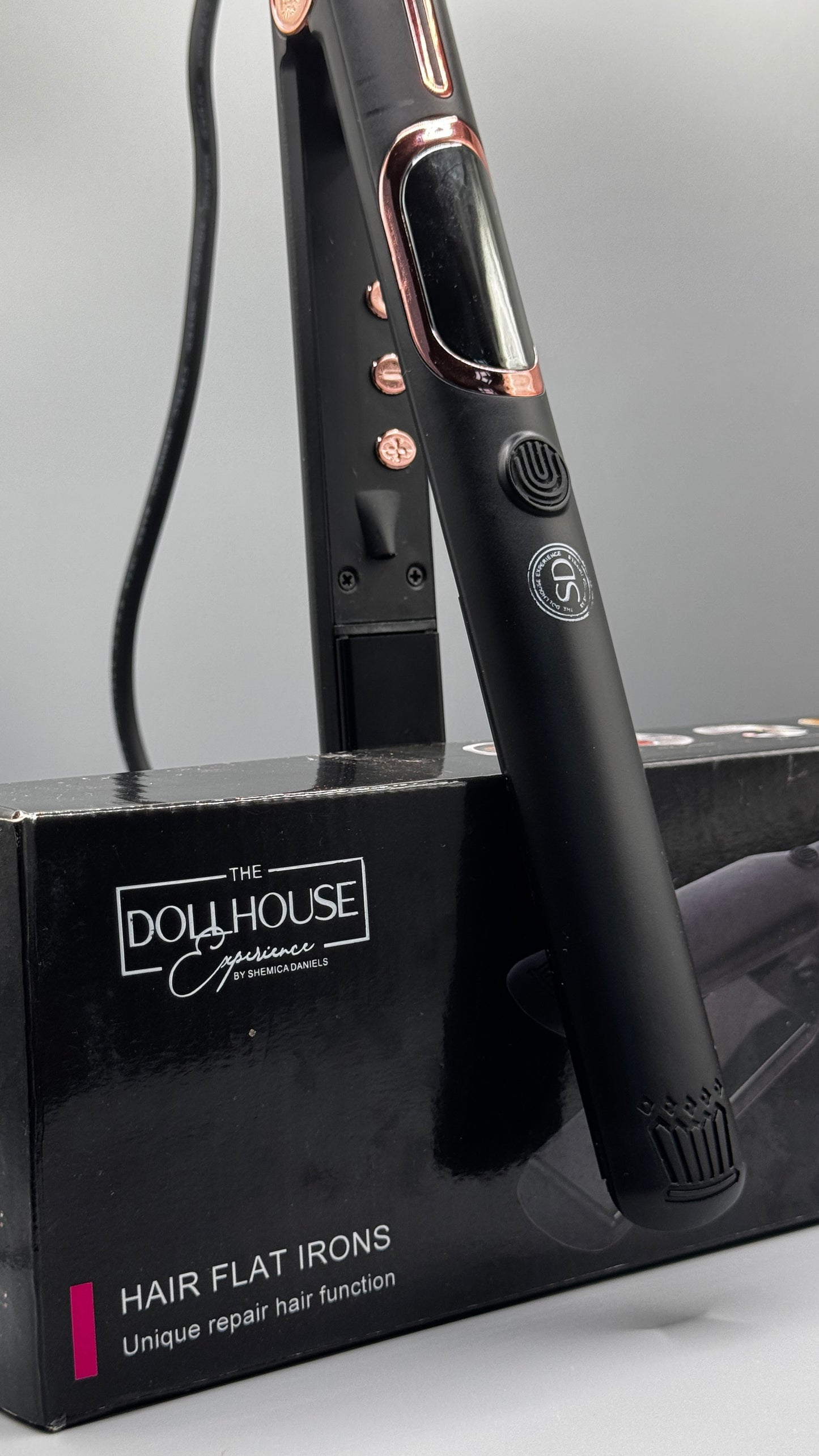 The DollHouse Pro Sleek Flat Iron (5/4/2.4cm 500 F) Ultimate Professional Power