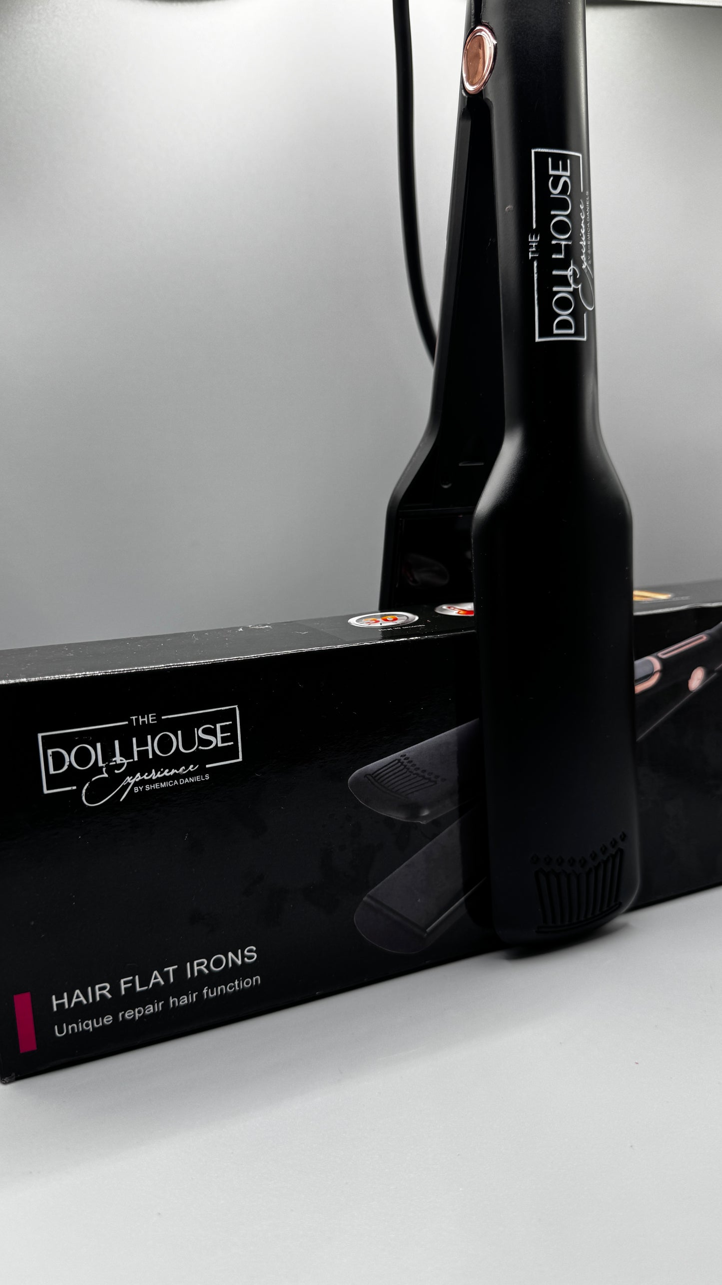 The DollHouse Pro Sleek Flat Iron (5/4/2.4cm – 500°F) – Ultimate Professional Power
